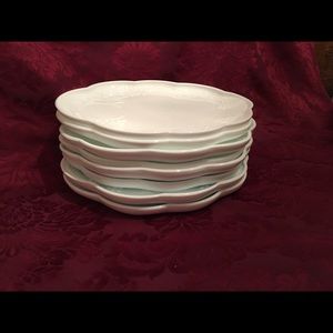 Vintage Colony Harvest Milk Glass Snack Plate